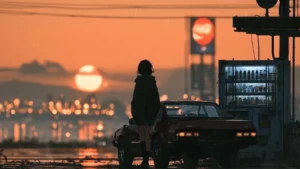 Rainy Sunset Live Wallpaper 4K
