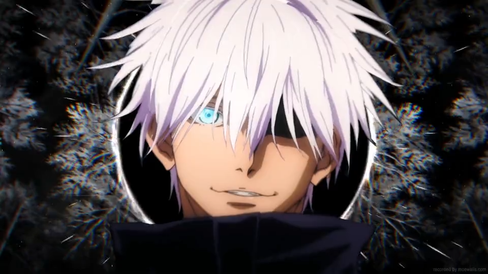 Smiling Gojo With Blue Eyes (Jujutsu Kaisen) Live Wallpaper 4K