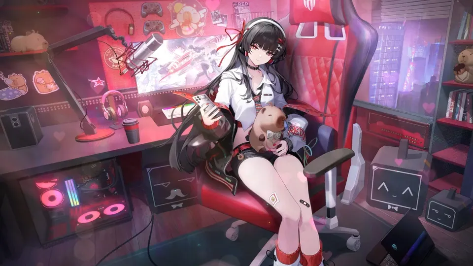 Gamer Chisa – Wuthering Waves Live Wallpaper 4K